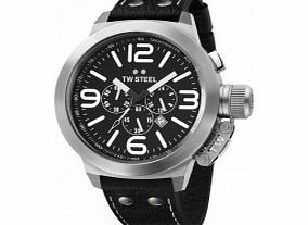 TW Steel Canteen Black Chronograph Watch