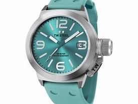 TW Steel Canteen Fashion Turquoise Silicon Strap