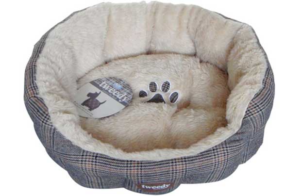 Tweedy Luxury Dog Sofa Bed - Medium