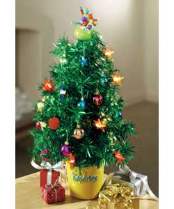 Decorated Fibre Optic Pre-Lit Christmas Tree