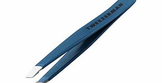 Tweezerman Brows Mini Slant Tweezers Blue