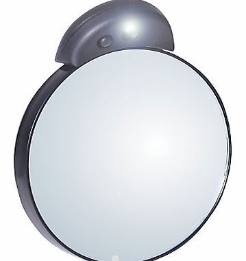 Tweezerman Tweezermate 10x Lighted Mirror, Silver