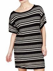 Twenty8Twelve Gazelle striped black dress