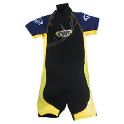 Wetsuit Shortie Kids age 2/3 Yellow