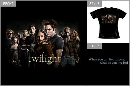 Twilight (Character Group) Skinny fit T-shirt