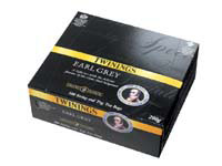 speciality Earl Grey tagged tea bags,