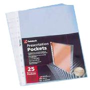 Twinlock A4 Presentation Punched Pockets