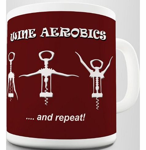 TWISTED ENVY Wine Aerobics Gift Mug