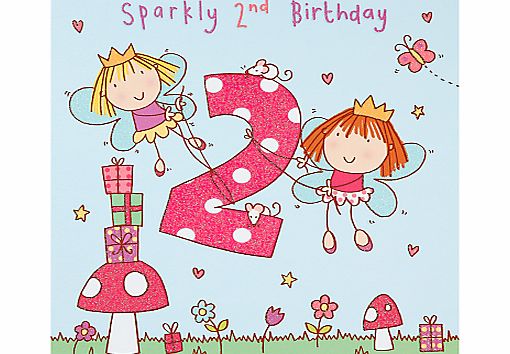 Twizler Fairy Birthday Card, Age 2