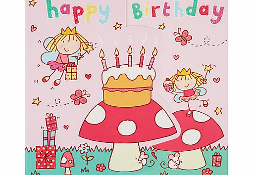 Twizler Fairy Cake Birthday Card