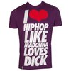 Two Angle Explicit Hip Hop T-Shirt (Purple)