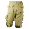 Khaki Roll Up Cargo Shorts