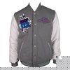 LaCity Vintage Varsity Jacket (Grey)