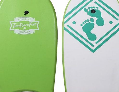 42`` (106cm) Slick Board Bodyboard XPE + EVA Core Includes Wrist/Ankle Strap by Two Bare Feet (Red Diamonds)