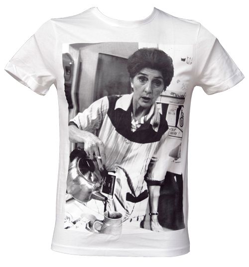 Mens Dot Cotton Eastenders T-Shirt from Two