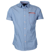 Nash Blue and White Stripe Shirt