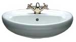 Twyford Advent Semi-Countertop Washbasin 56cm 2 Taphole