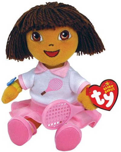 Ty Beanie Baby Dora Del Tennis