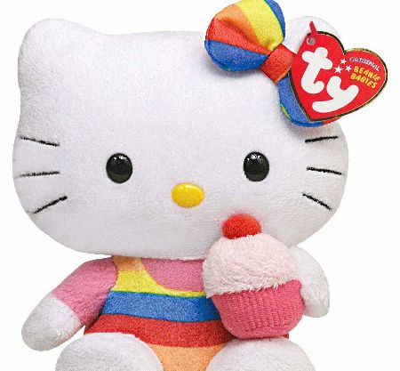 TY Hello Kitty Cupcake Beanie