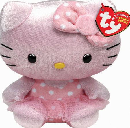 TY Hello Kitty Pink Shimmer Beanie