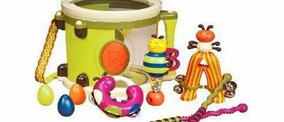 TY-P2C B. Parum Pum Pum Beautiful Drum With Nine Other Instruments - For Endless Music Fun (Ages 1 ) Toy / Game / Play / Child / Kid