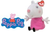 TY UK Ltd Peppa Pig Suzy Sheep TY Beanie Baby, plush toys (Approximately 7` tall)