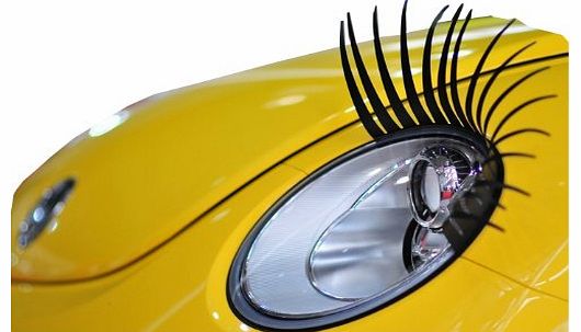 Eyelashes Head Light Car Van Fits All Makes and Models Straight / Curl