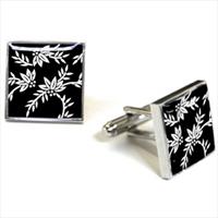 Tyler and Tyler Black Franklin Cufflinks by
