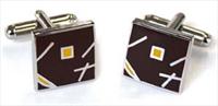 Tyler and Tyler Brown Jazz Cufflinks by
