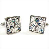 Tyler and Tyler Glitter Silas Cufflinks by