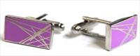 Tyler and Tyler Purple Diffusion Cufflinks by