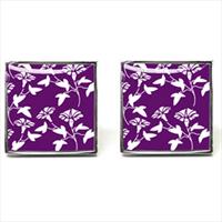 Tyler and Tyler Purple Jasper Cufflinks by