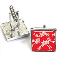 Tyler and Tyler Red Franklin Cufflinks by