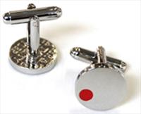 Tyler and Tyler Red Satellite Cufflinks by