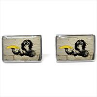 Tyler and Tyler White Brick Banana Hold Up Cufflinks