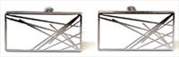 Tyler and Tyler White Diffusion Cufflinks by