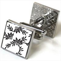 Tyler and Tyler White Franklin Cufflinks by
