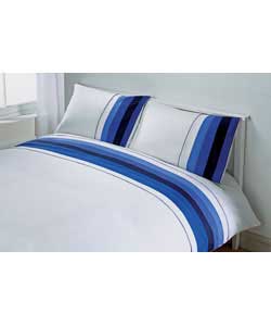 Pintuck Double Duvet Set - Navy