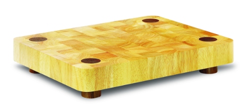 Butchers Block and Feet Rectangle