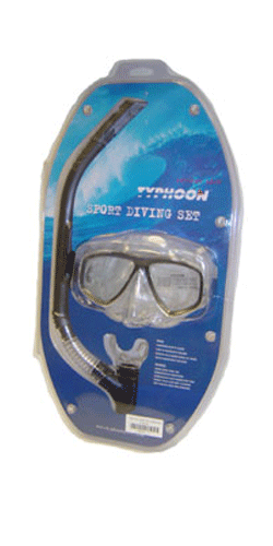 typhoon Kids PVC Mask and Snorkle Set