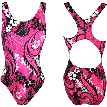 TYR Girls Sunset Beach Maxback Swimsuit