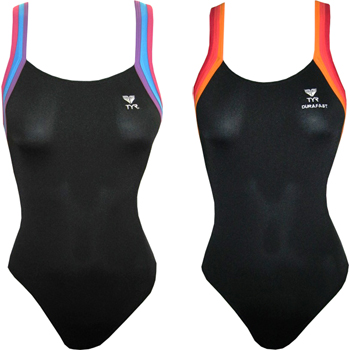 Ladies H Back Tricolour Swimsuit SS11
