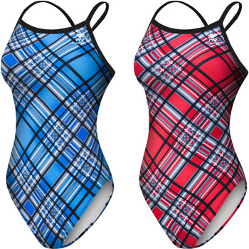 TYR Ladies Pacific Plaid Swimsuit
