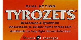 Tyrozets Throat Lozenges - 24 Lozenges 10033030