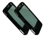 U-Bop Accessories U-Bop BoldFLEX (Black) Silicone Skin Twin-Pack , Samsung i900 Omnia