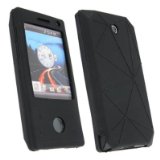U-Bop Accessories U-Bop BoldFLEX (Black) Silicone Skin `Twin-Pack` For HTC Touch Diamond (UK , 4GB) P3700 3700
