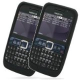 U-Bop BoldFLEX (Black) Silicone Skin `Twin-Pack` For Nokia E63
