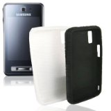 U-Bop Accessories U-Bop BoldFLEX (Black) Silicone Skin `Twin-Pack` For Samsung F480 Tocco
