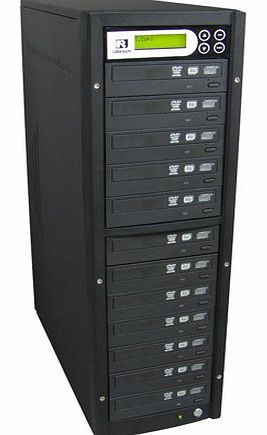 1-11 CD DVD Duplicator Tower with M Disc drives by Riviera Multimedia