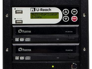 U-Reach 1 to1 Burner Multi Recorder CD DVD and Flash Card Duplicator with M-disc drives